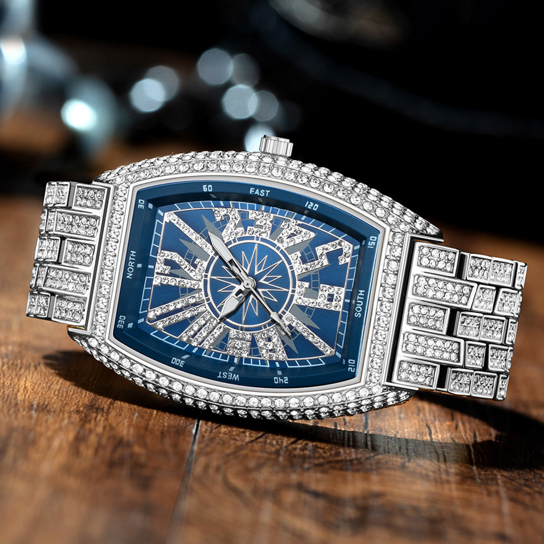 Orologio quadrante ampio a secchio