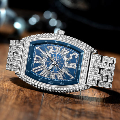 Orologio quadrante ampio a secchio