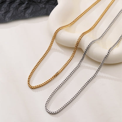 Catena titanio retro stile Cuban