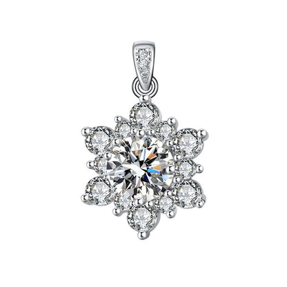 Collana Girasole micro-diamantata