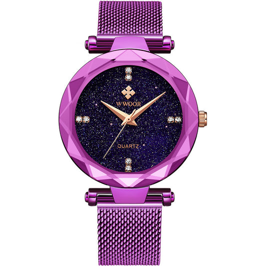 Orologio donna mesh stelle