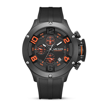 Orologio sportivo cronografo silicone