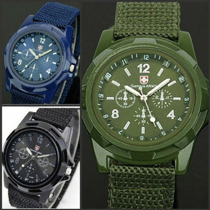 Orologio cinturino intrecciato nylon