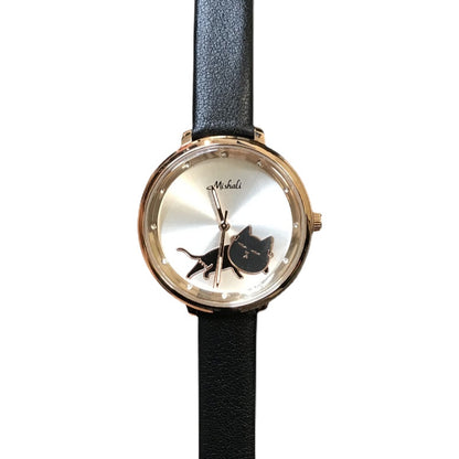 Orologio gatto ondeggiante da donna