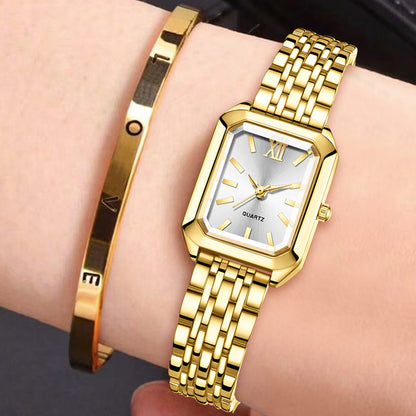Orologio quadrato al quarzo da donna