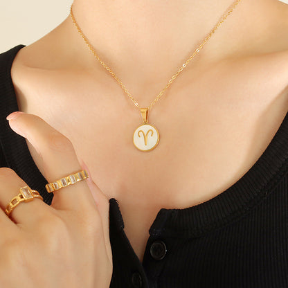 Collana conchiglia zodiaco