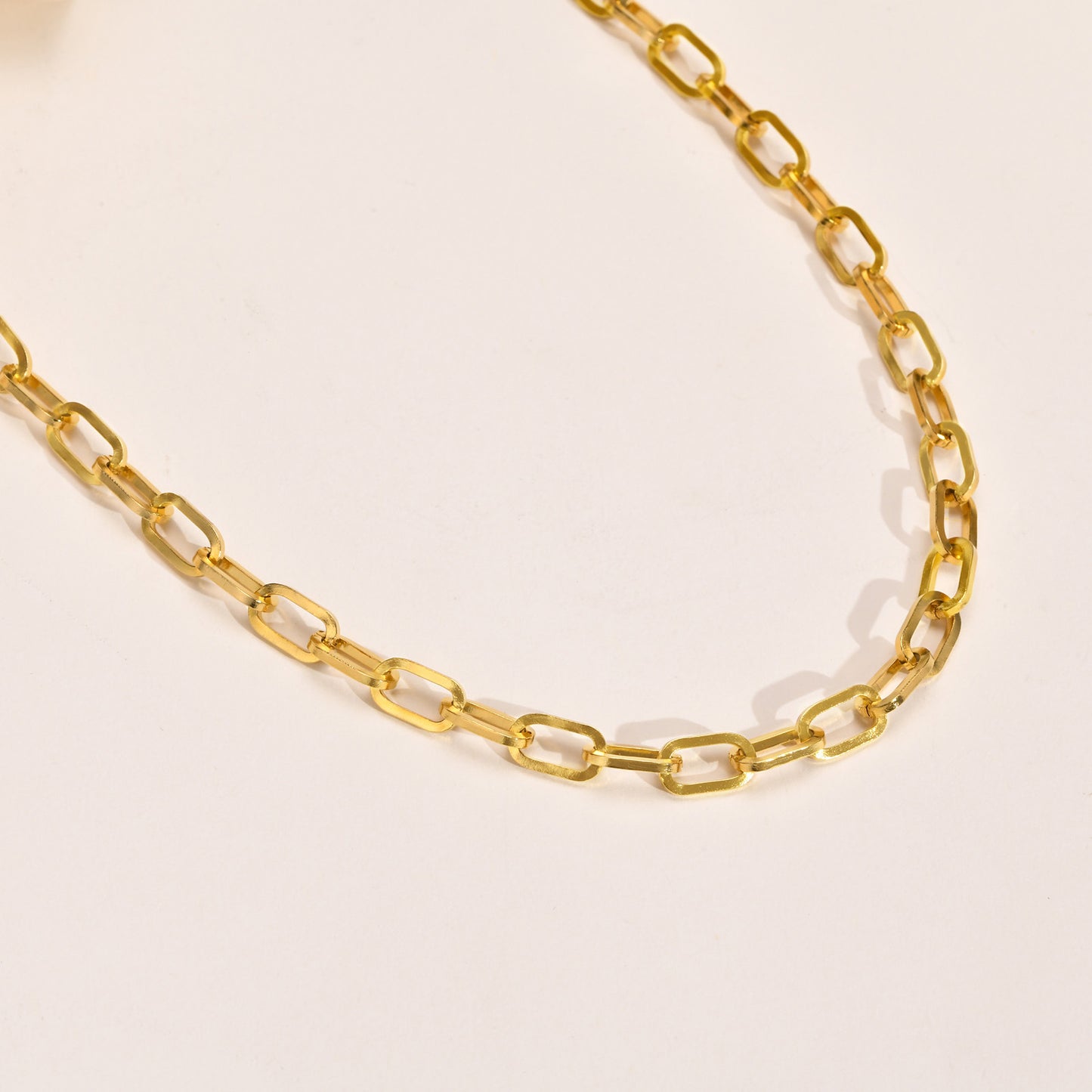 Collana corta acciaio titanio