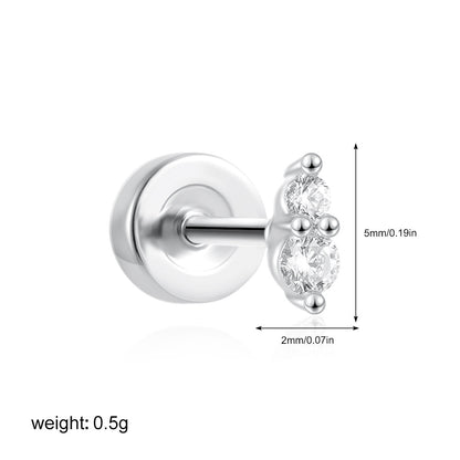Orecchini zircone mini