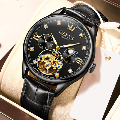 Orologio meccanico scheletrato da uomo