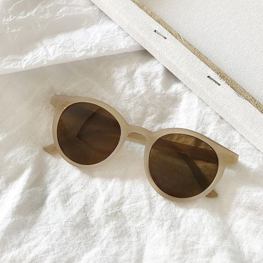 Occhiali da sole rotondi specchiati unisex