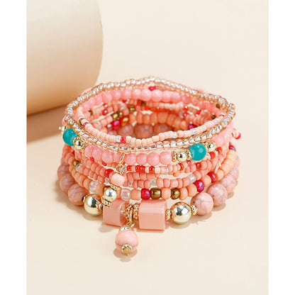 Bracciali boho con perline