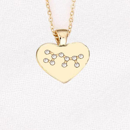Collana Zodiaco con pendente diamante