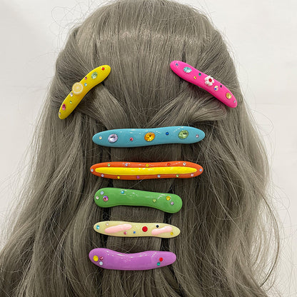 Fermagli resina multicolori