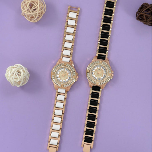 Orologio stellato con diamanti