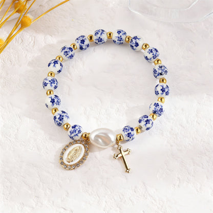 Bracciale croce fatto a mano