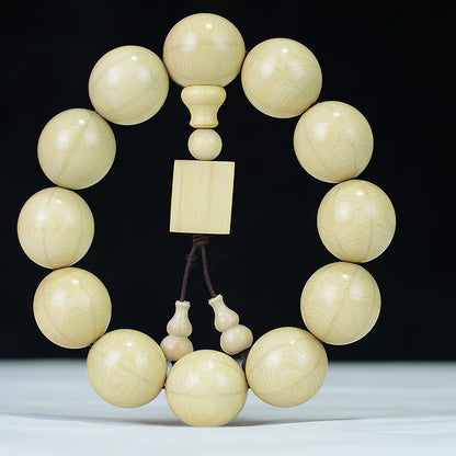 Braccialetto perle Buddha con abelia