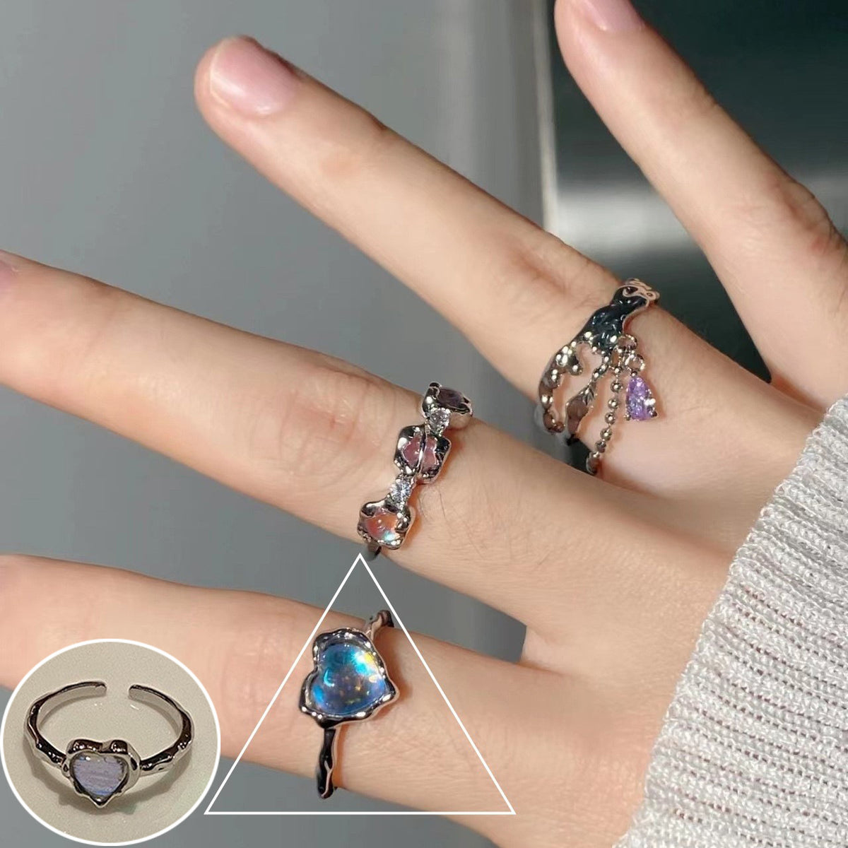 Anello geometrico aperto multi-strato