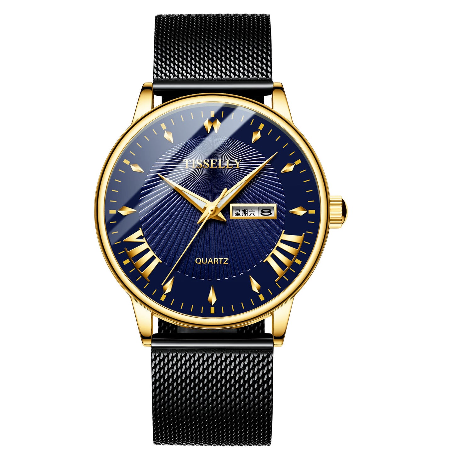 Orologio uomo business impermeabile al quarzo