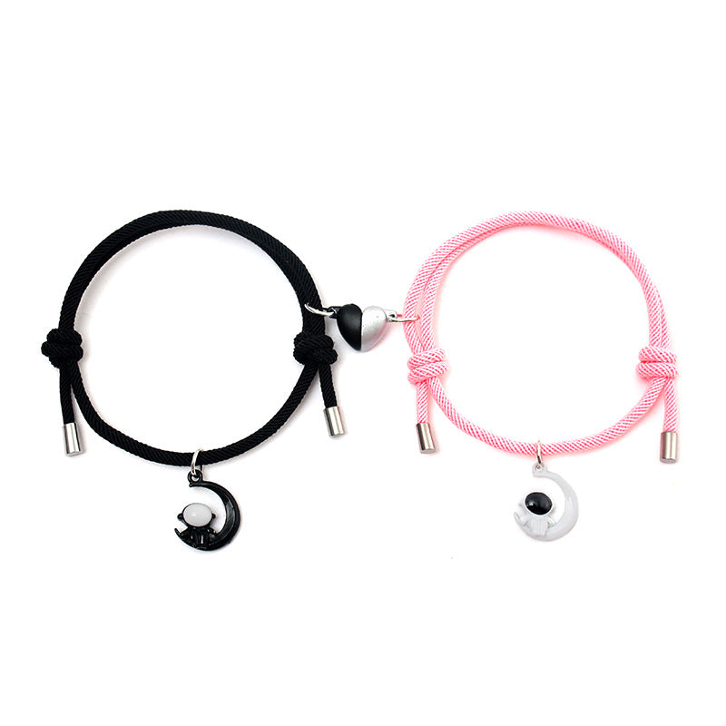 Bracciale coppia magnete astronauta