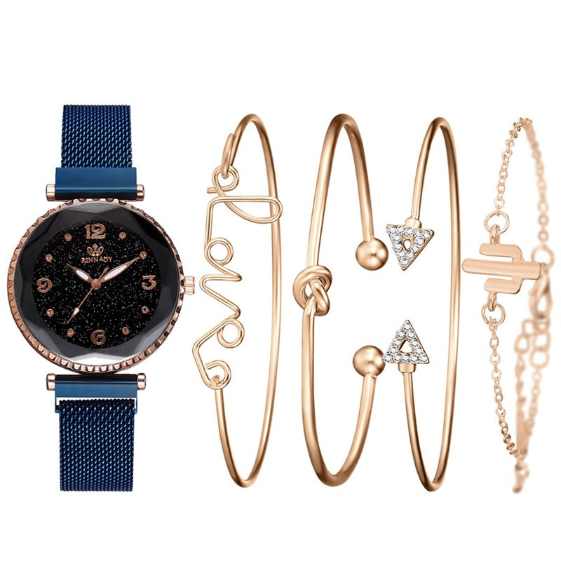 Set orologio e bracciale al quarzo
