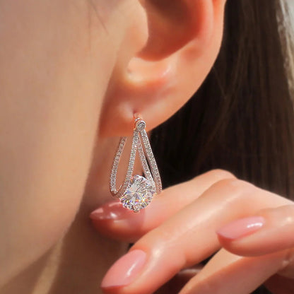 Orecchini zircone San Valentino