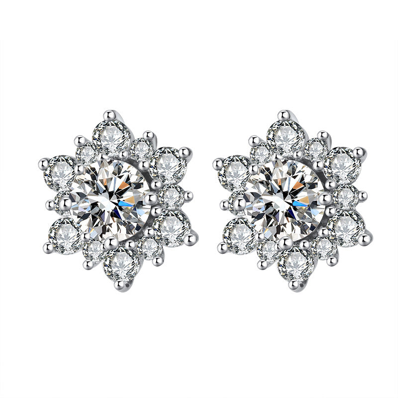 Collana Girasole micro-diamantata