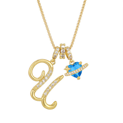 Collana lettere alfabeto da bambina