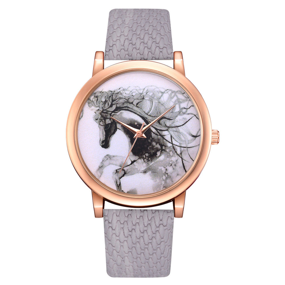 Orologio quarzo rafia