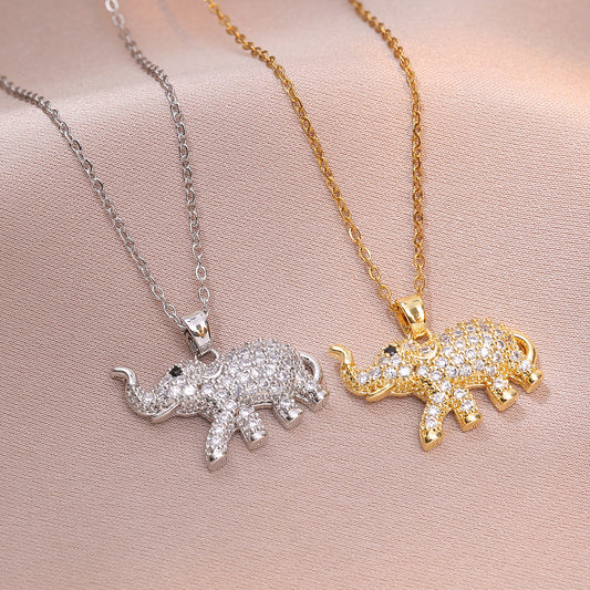 Collana animale zircone