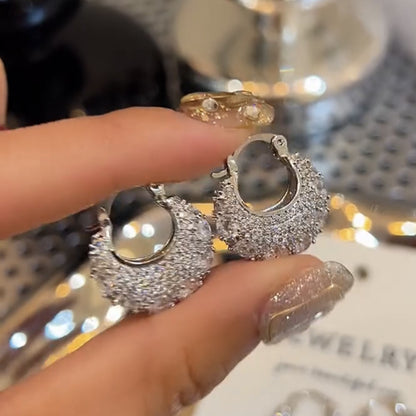Orecchini clip cristallo