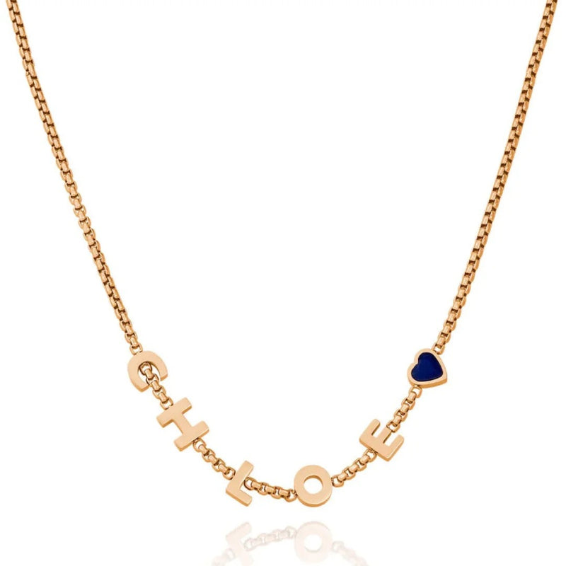 Collana iniziali pietre dicembre
