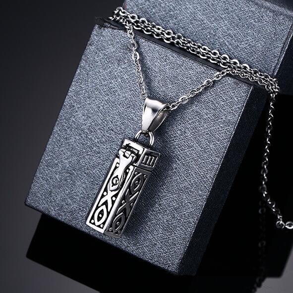 Collana ciondolo scatola vintage