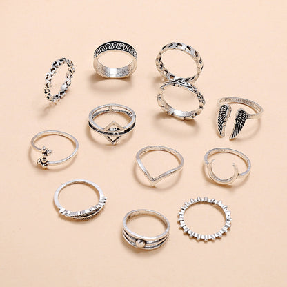 Set 12 anelli geometrici