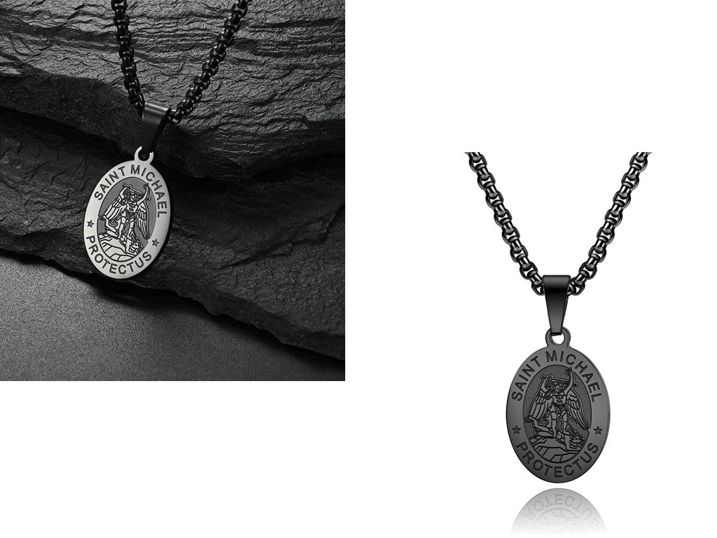 Collana angelo nero