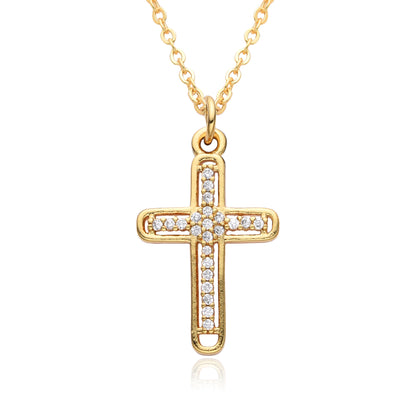 Collana rame zirconi micro da donna