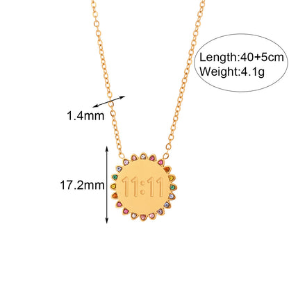 Collana Girasole oro 18K