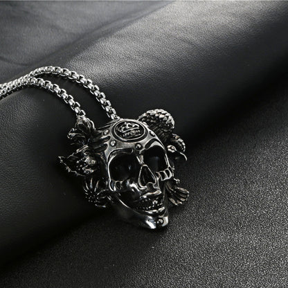 Pendente corona teschio