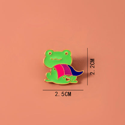 Spilla rana arcobaleno