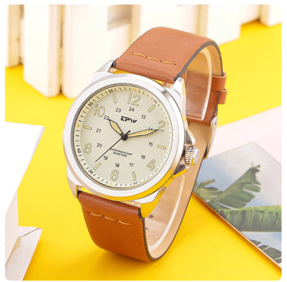 Orologio quarzo retrò semplice