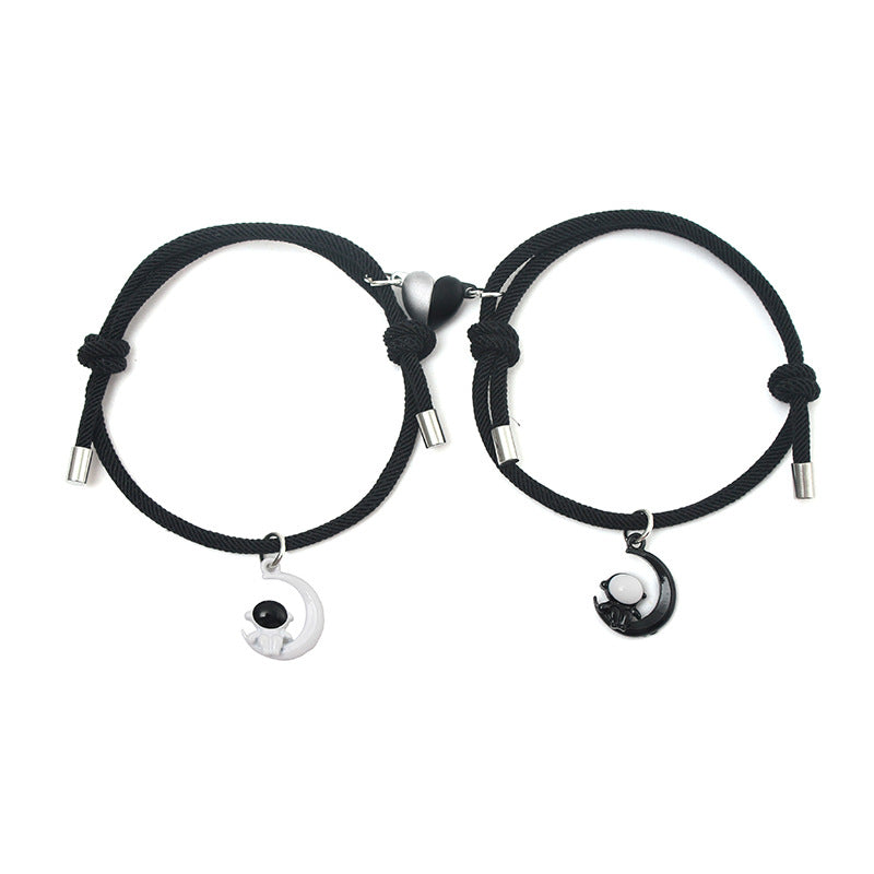 Bracciale coppia magnete astronauta