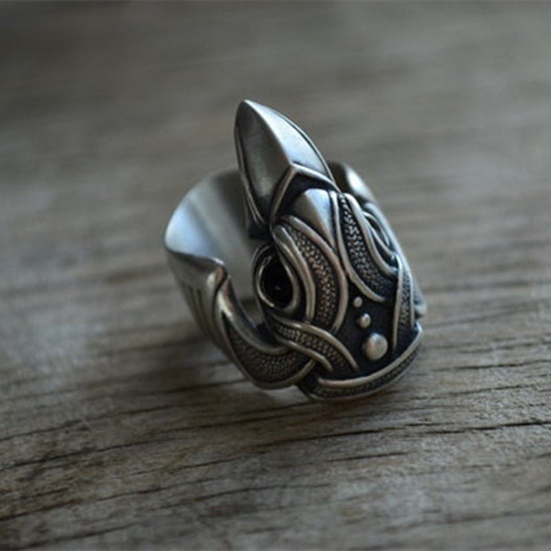 Anello Corvo Gotico