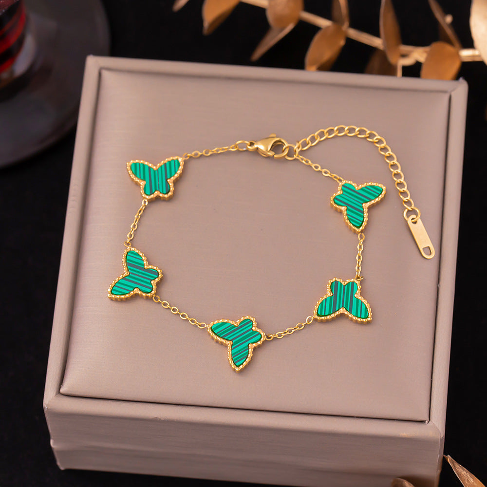 Bracciale farfalla titanio