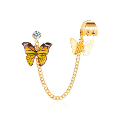Orecchini farfalla multicolore