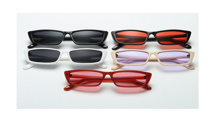 Occhiali da sole quadrati small-frame da donna
