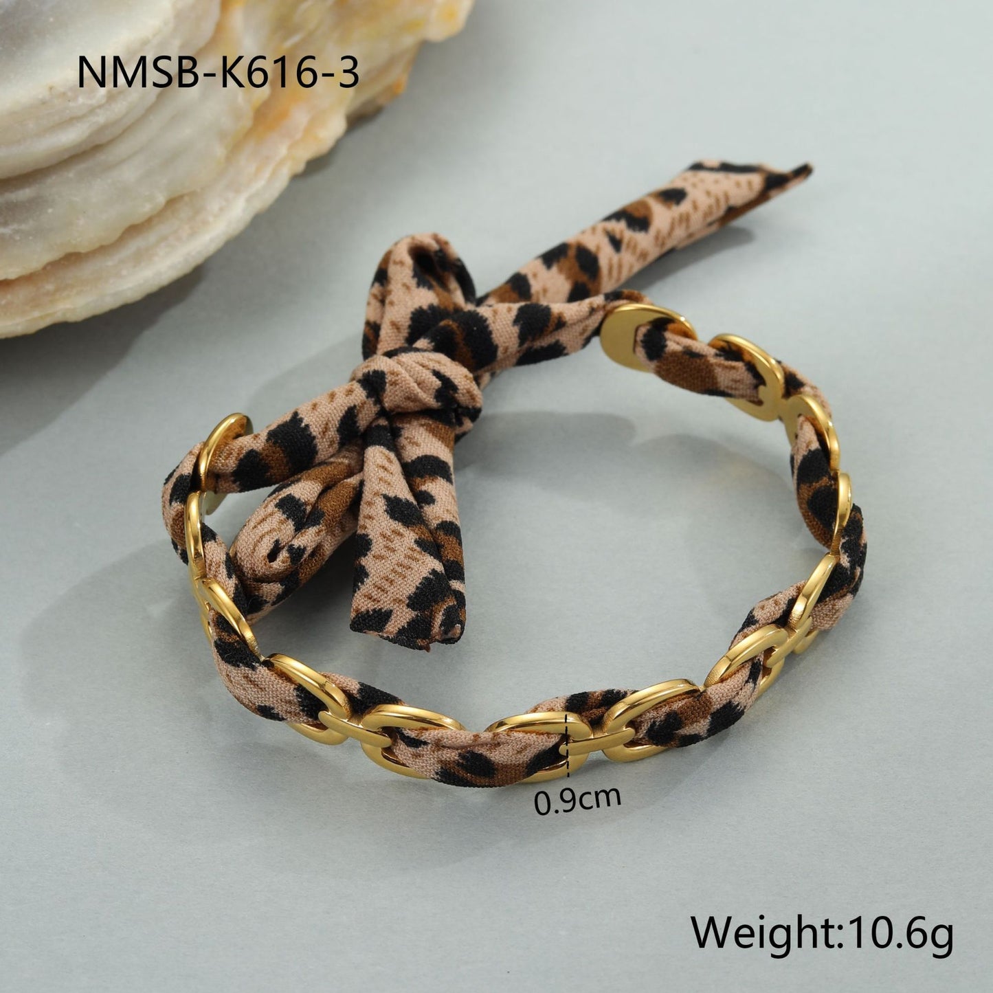 Braccialetto Leopardato Oro