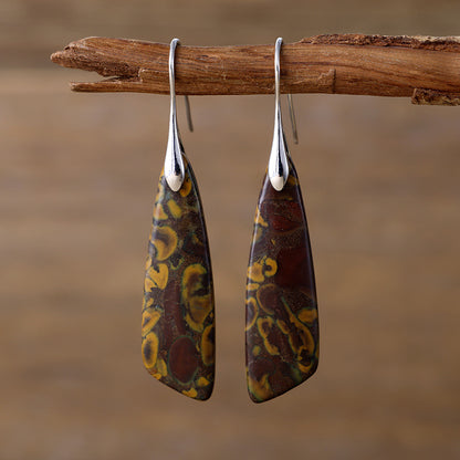 Orecchini boho pietra