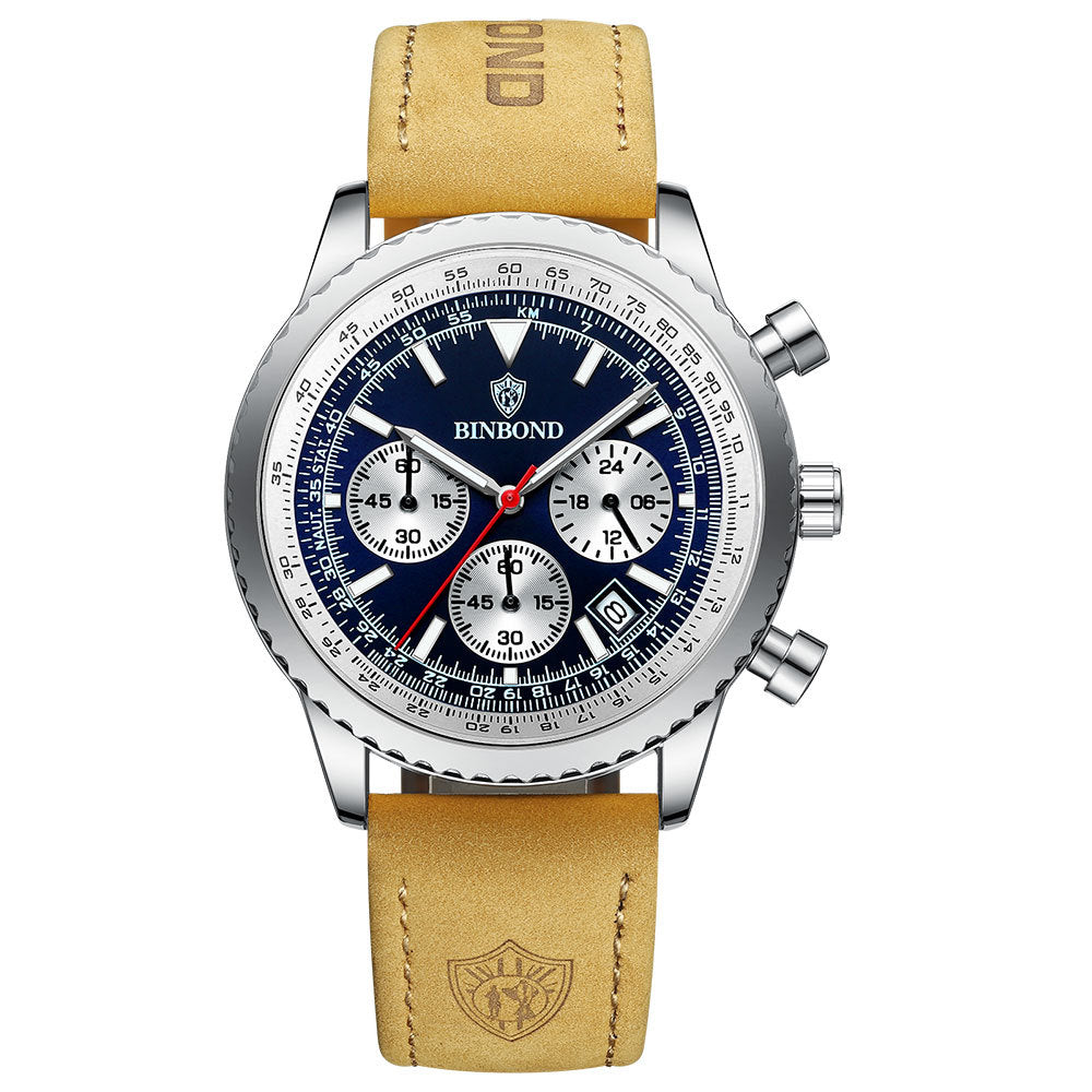 Orologio da uomo multifunzione ultrapiatto