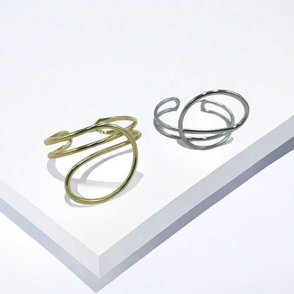 Bracciale geometrico regolabile
