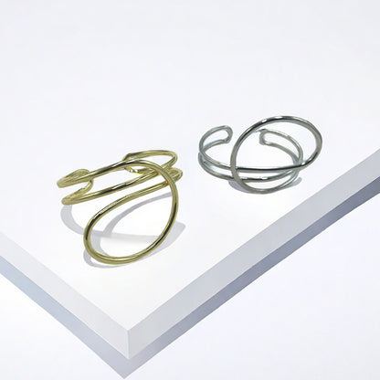 Bracciale geometrico regolabile
