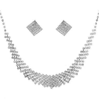Collana strass scintillante